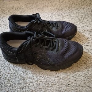 ASICS Men's Black Running Shoes